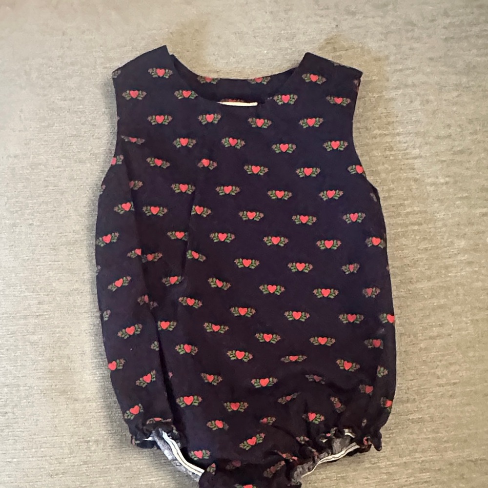 The Beaufort Bonnet Company Black and Red Kids One Piece